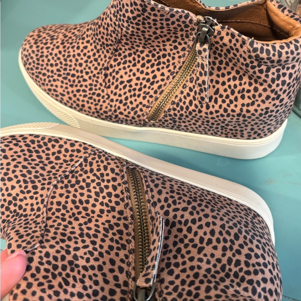 Universal Thread Leopard Print Ankle Booties - image 2